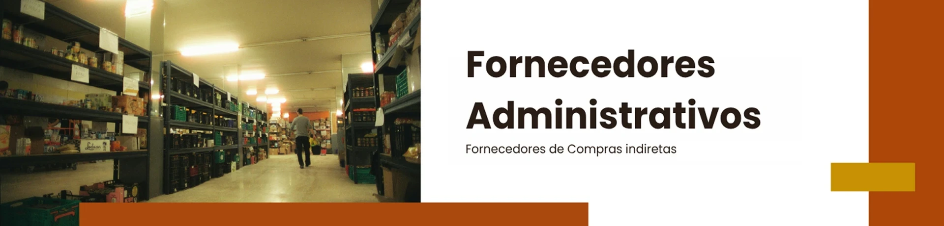 Fornecedores Administrativos
